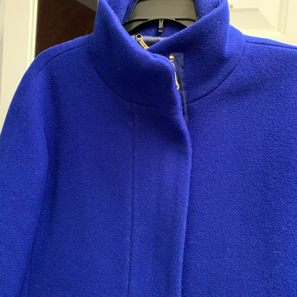 J Crew Italian Stadium Cloth Coat in rare color!